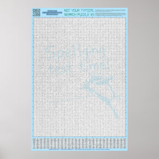 Affiche PUZZLE #4 : Mal orthographié - Diabolique