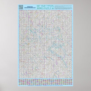 Affiche PUZZLE #4 : Mauvais orthographié - Standard résolu