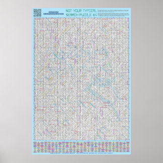 Affiche PUZZLE #4 : Mauvais orthographié - Standard résolu