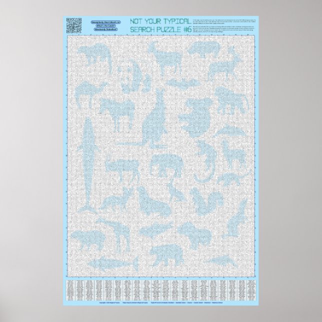 Affiche PUZZLE #6 : Groupes d'animaux - Diaboliques (Devant)