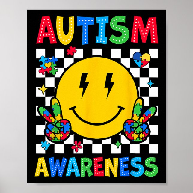 Affiche Puzzle Amour Accepter Comprendre Sensibilisation à (Devant)