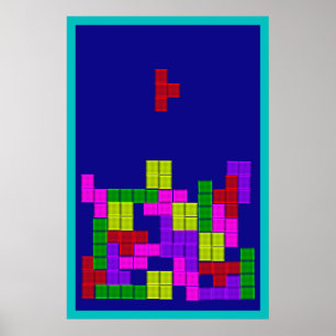 Affiche Puzzle Blocks