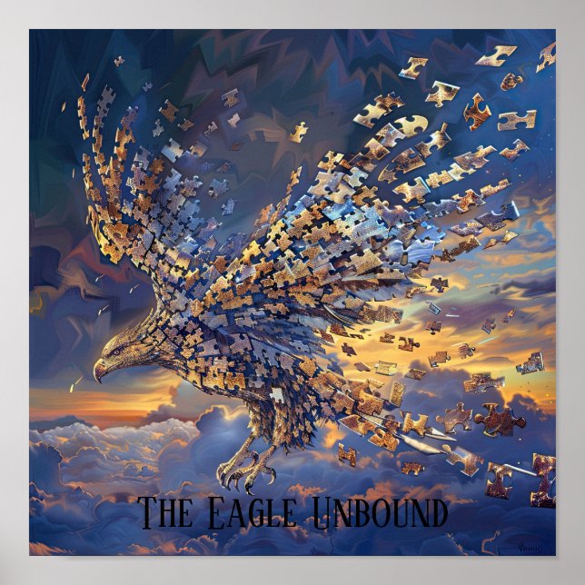 Affiche Puzzle des ailes de l'aigle éolien (Devant)