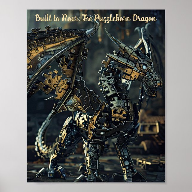 Affiche Puzzle Dragon Clair (Devant)