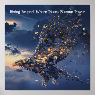 Affiche Puzzle Eagle Stellar