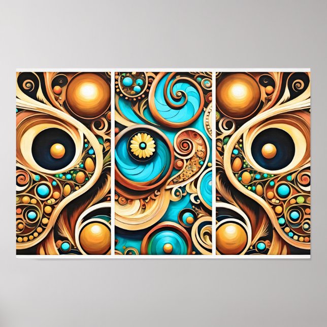 Affiche Puzzle en bois (Devant)
