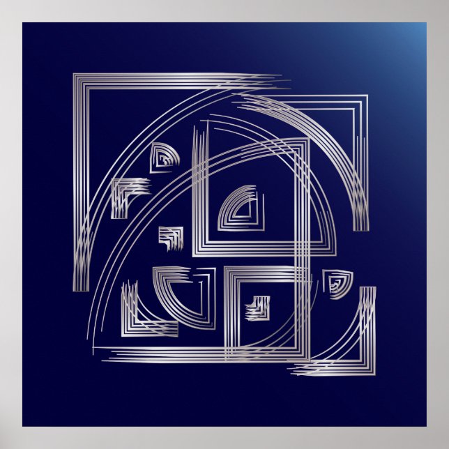 Affiche Puzzle Fibonacci (Devant)