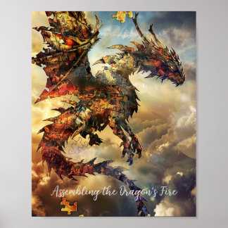 Affiche Puzzle Firestorm Dragon