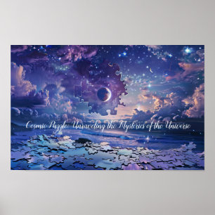 Affiche Puzzle Horizon céleste
