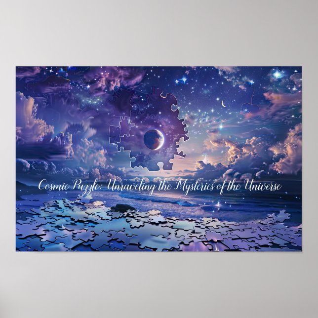 Affiche Puzzle Horizon céleste (Devant)