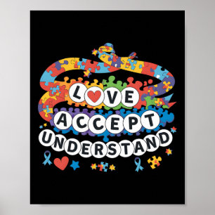 Affiche Puzzle Sensibilisation sur l'autisme Amitié Bracel