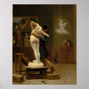 Affiche Pygmalion and Galatea by Jean-Leon Gerome