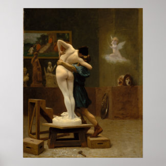 Affiche Pygmalion et Galatea par Jean-Leon Gerome