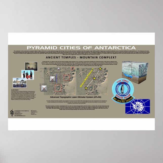 Affiche Pyramide Antarctique 3 (Devant)