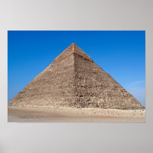 Affiche Pyramide de Chéops - Le Caire, Égypte (Devant)
