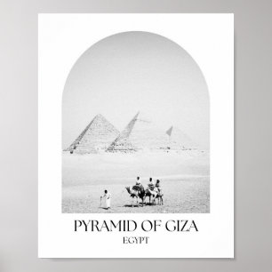 Affiche Pyramide de Gizeh Egypt Arch Photo Imprimer