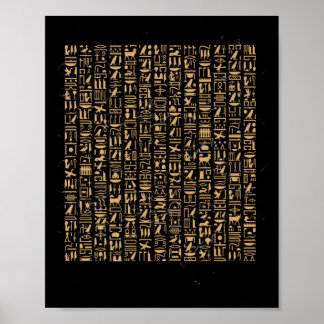 Affiche Pyramide d'Egyptian