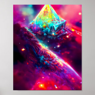 Affiche Pyramide des anciens Aliens spatiaux