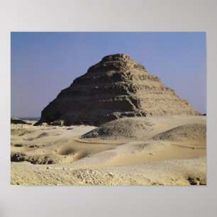 Affiche Pyramide d'étape du Roi Djoser Old Kingdom