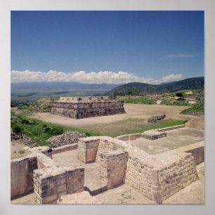 Affiche Pyramide du Serpent à plumes