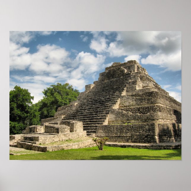 Affiche Pyramide maya (Devant)