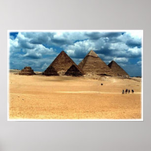 Affiche Pyramiden von Gizeh