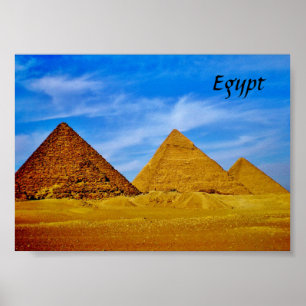 Affiche Pyramides de Gizeh