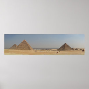 Affiche Pyramides égyptiennes
