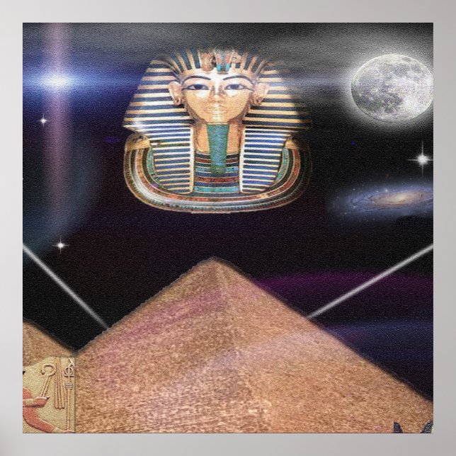 Affiche Pyramides égyptiennes (Devant)
