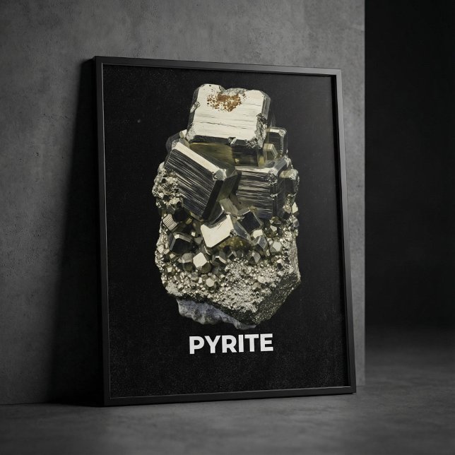 Affiche Pyrite Crystal Specimen (Créateur téléchargé)