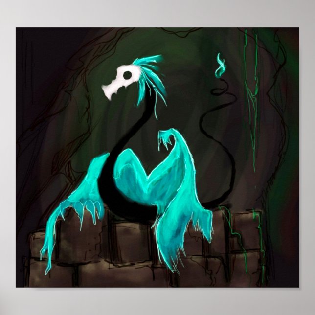 Affiche Q, Le Fantôme Snek (Devant)