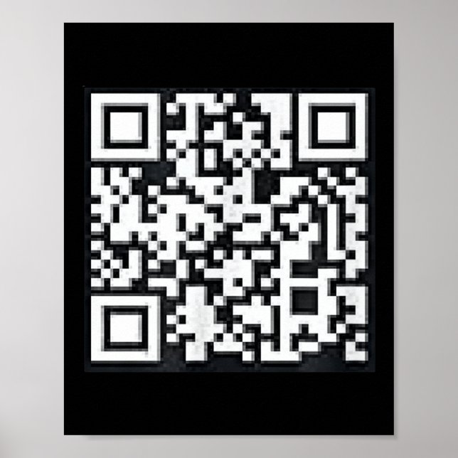 Affiche Qr Trump Président Trump Dance Code Funny Uni (Devant)