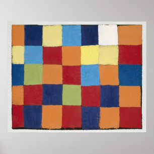 Affiche "Qu 1" (1930) Paul Klee.