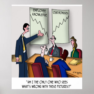 Affiche Qu’est-ce qui ne va pas avec le bonus du patron?