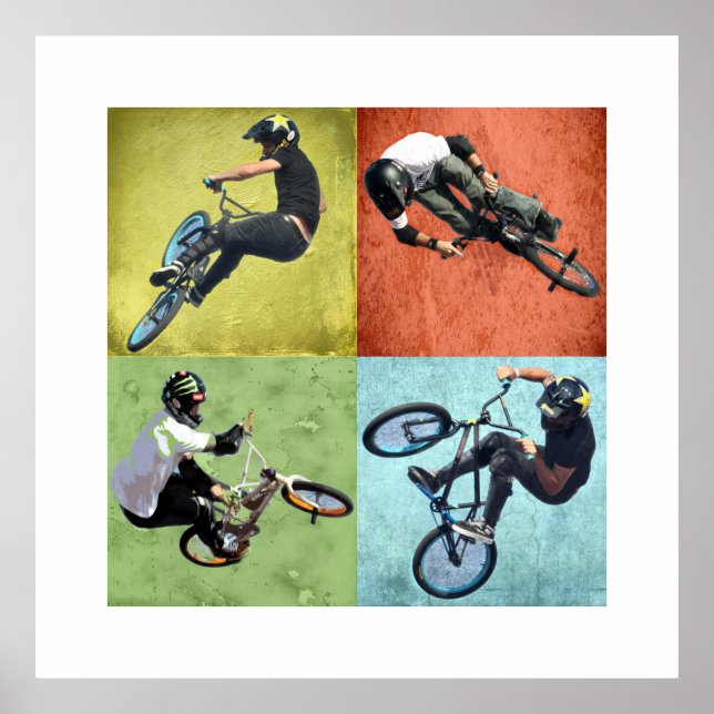 Affiche Quad BMX, Copyright Karen J Williams (Devant)