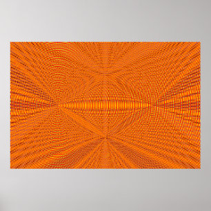 Affiche Quad Pataphysique Spirales chevauchantes en CMYK