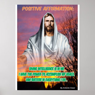 Affiche Quadro Afirmação Positiva