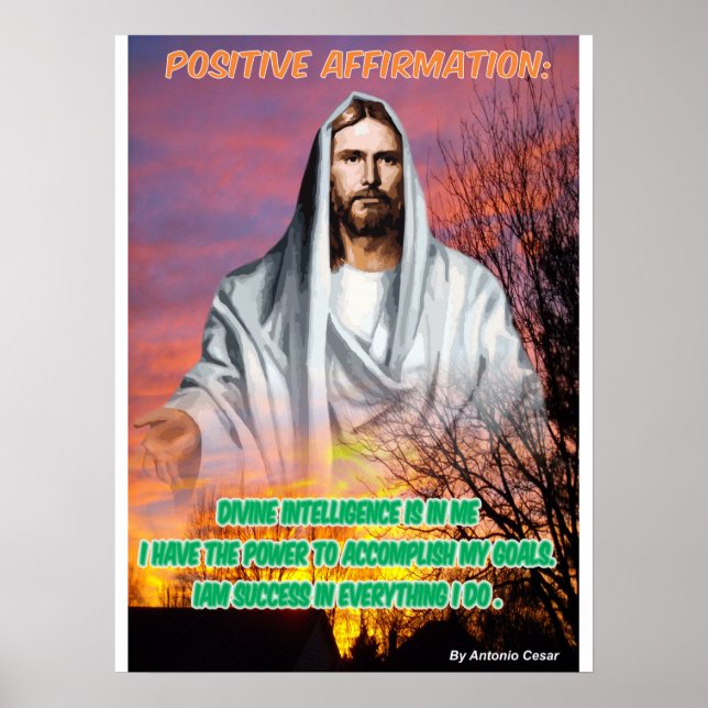 Affiche Quadro Afirmação Positiva (Devant)