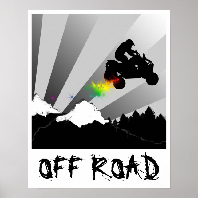 Affiche quads hors route (Devant)
