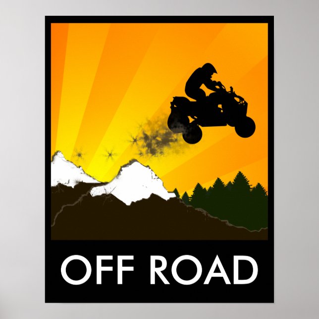 Affiche quads hors route (Devant)