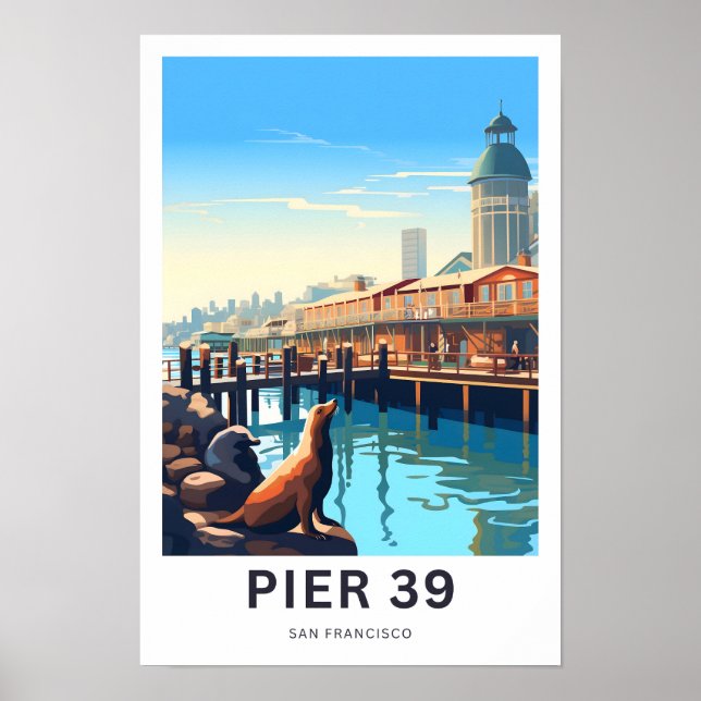 Affiche Quai 39 San Francisco - Imprimer (Devant)