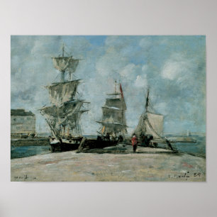 Affiche Quai à Honfleur