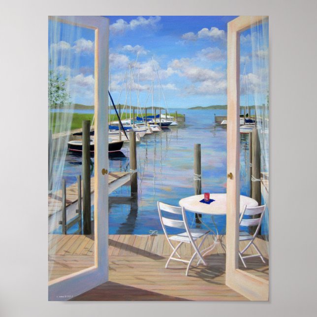 Affiche Quai à la Marina (Devant)