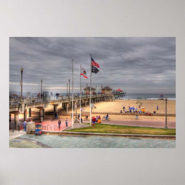 Affiche Quai Huntington Beach (Devant)