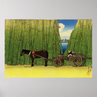Affiche Quai Komagata par Hasui Kawase Art Japonais