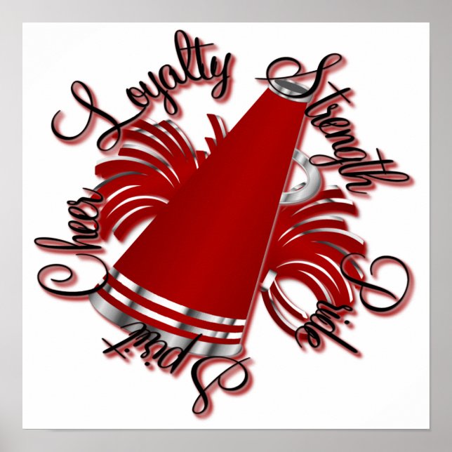 Affiche Qualités rouges et argentées (Devant)