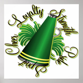 Affiche Qualités vertes et jaunes