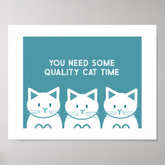 Affiche Quality Cat Time