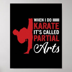 Affiche Quand je fais du karaté, ça s'appelle Arts partiel