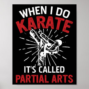 Affiche Quand je fais du karaté, ça s'appelle Arts partiel